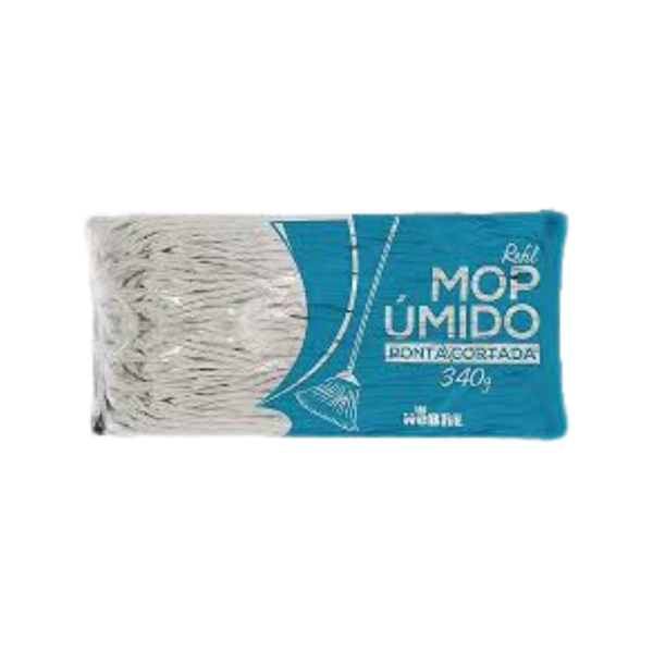 REFIL MOP ÚMIDO 340G  P. CORTADA ALGODÃO